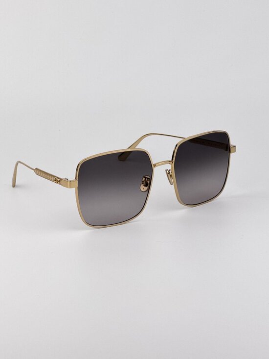 Dior DIORCANNAGE S1U Sunglasses – Gold Oversized Square Grey Gradient B0A1 main image 4